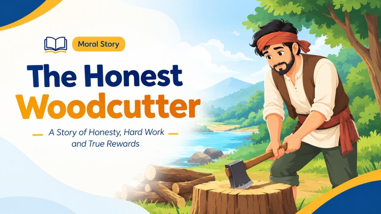 English Story: The Honest Woodcutter